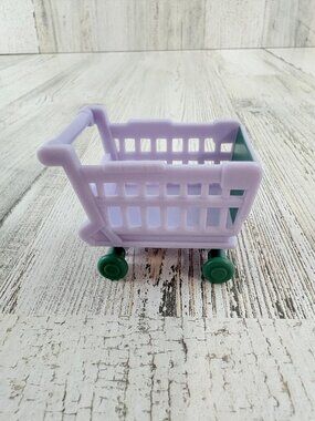 Bluey Shopping Cart Grocery Buggy for Toy Figure Playset Hammerbarn Blue NEW